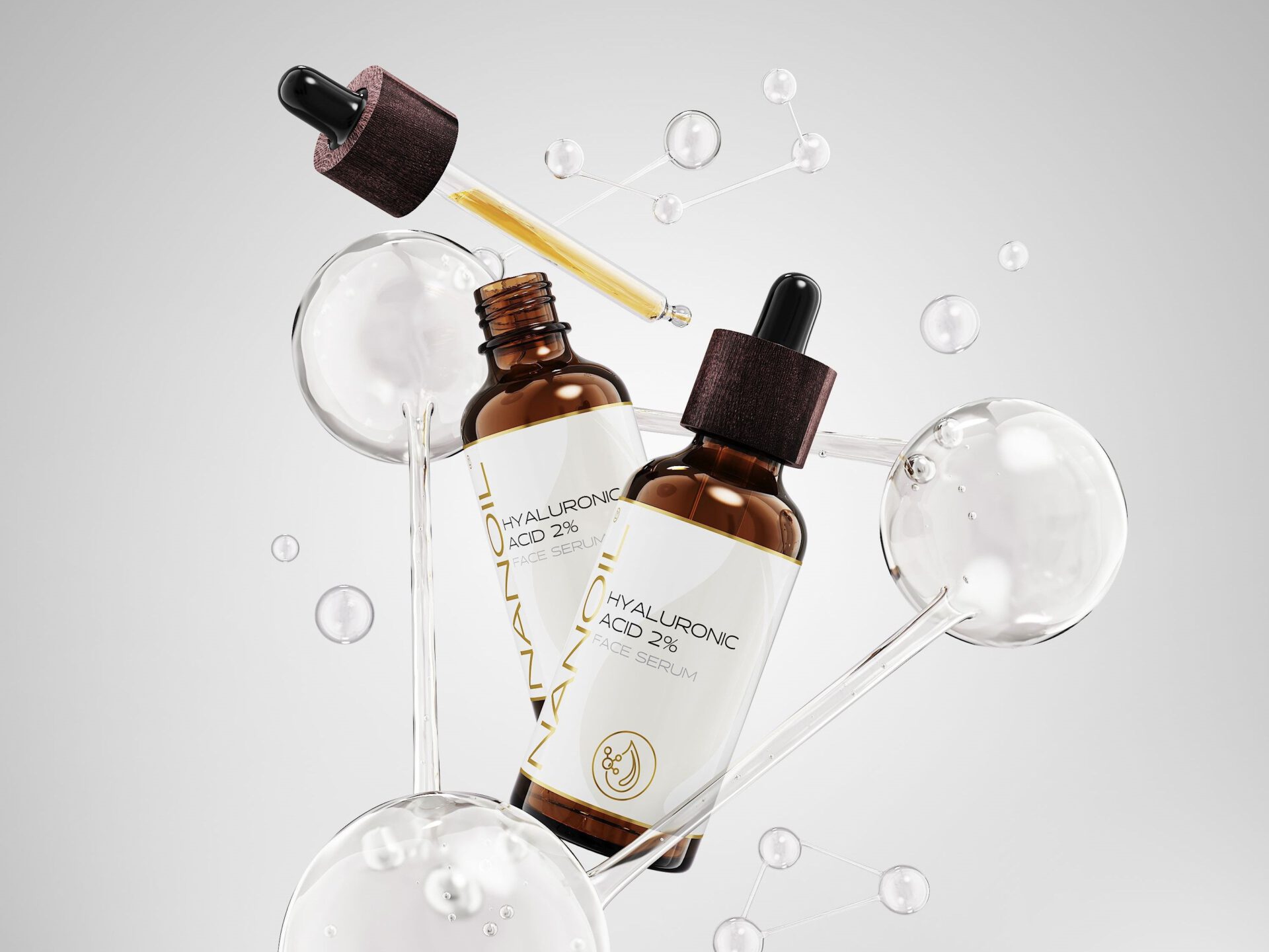 The best way to get flawless complexion? Nanoil, Face Serum Hyaluronic Acid 2%